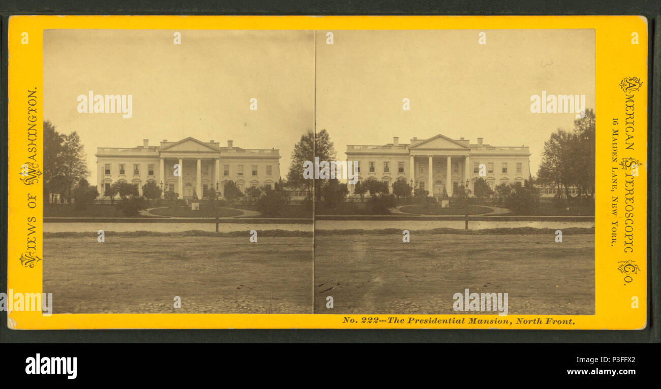 . Hôtel particulier de l'élection présidentielle, façade nord. Création : 1864-1871. Couverture : 1864-1871. Mentions légales Source : New York : American Stereoscopic Co., 1864 ?-1871 ?. Point numérique publié le 1-25-2006 ; mise à jour 2-13-2009. 319 Le manoir présidentiel, façade nord, par American Entreprise stéréoscopique (New York) Banque D'Images . Hôtel particulier de l'élection présidentielle, façade nord. Création : 1864-1871. Couverture : 1864-1871. Mentions légales Source : New York : American Stereoscopic Co., 1864 ?-1871 ?. Point numérique publié le 1-25-2006 ; mise à jour 2-13-2009. 319 Le manoir présidentiel, façade nord, par American Entreprise stéréoscopique (New York) Banque D'Images