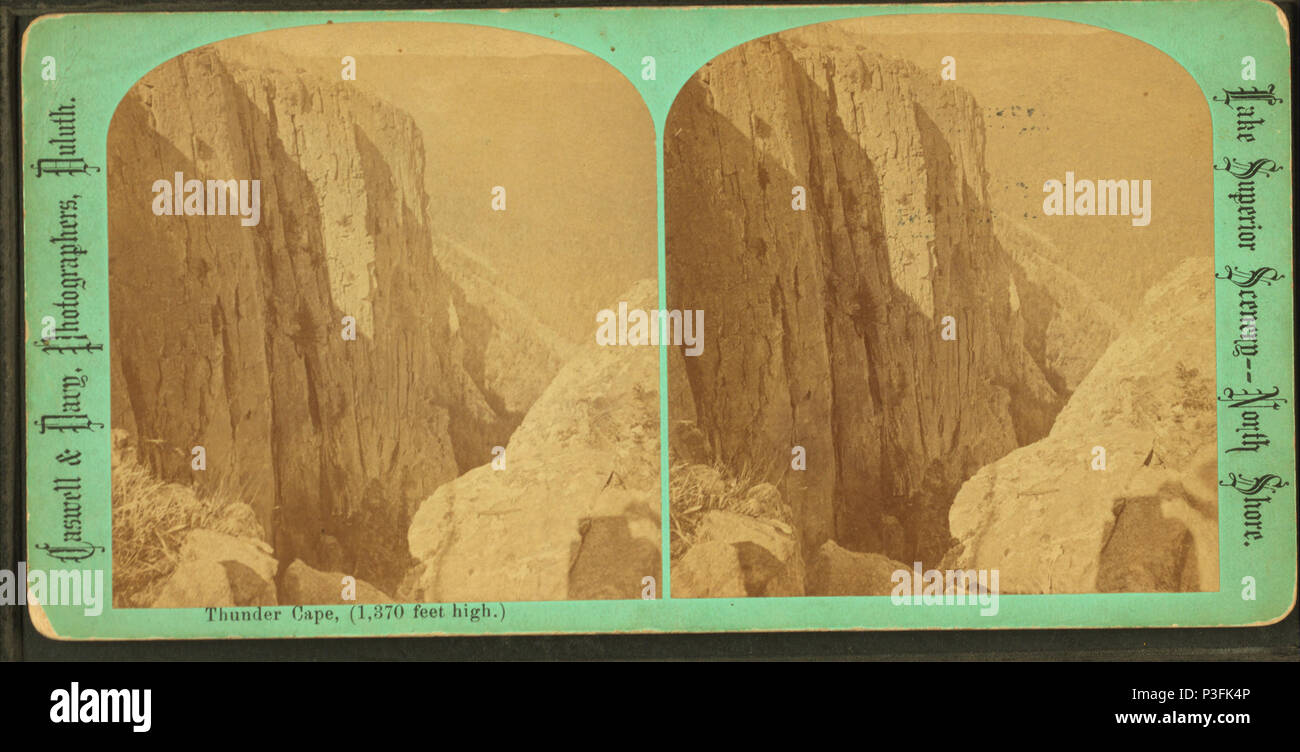 328 cap Thunder, (1 370 pieds de haut), par Caswell &AMP ; Davy Banque D'Images