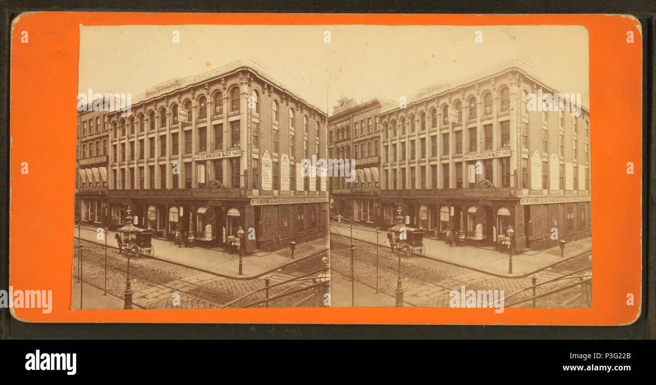 . Voir à l'angle de la 6e & Chestnut Sts., Phila, Penn. Couverture : 1865 ?-1907. Mentions légales Source : 1865 ?-1907.. Point numérique publié alimentation 9-30 -2005 ; mise à jour 6-15-2009. 343 Voir à l'angle de la 6e &AMP ; Chestnut Sts., Phila, Penn, par S. R. Morse Banque D'Images