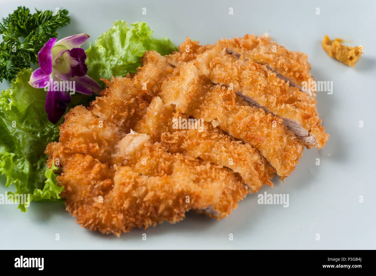 Tonkatsu,Deep-Fried Spare Ribs Banque D'Images