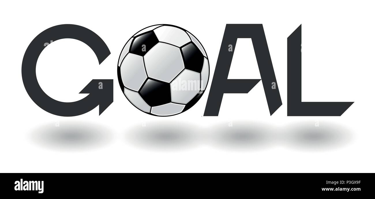 Lettre de football Banque d'images vectorielles - Alamy