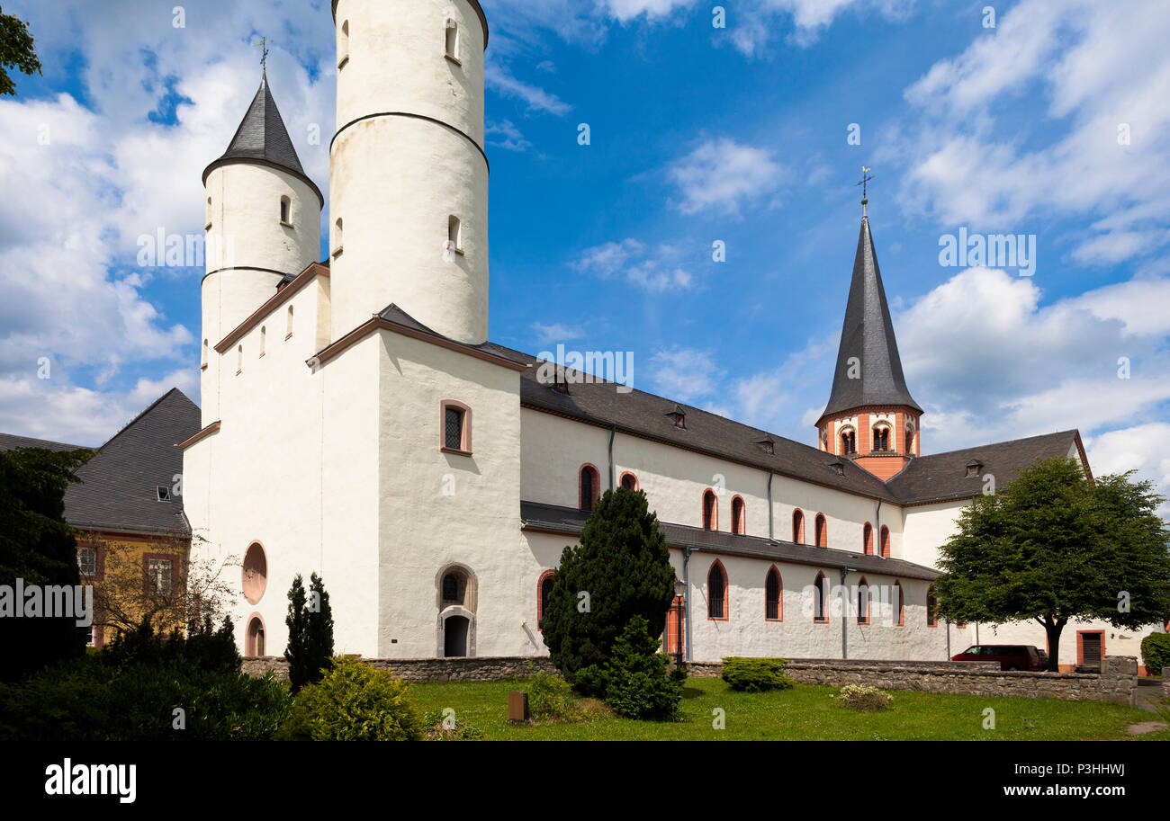 L'Allemagne, la basilique de l'abbaye de Steinfeld à Kall dans la région de l'Eifel. Deutschland, die Basilique von Kloster Steinfeld à Kall in der Eifel. Banque D'Images