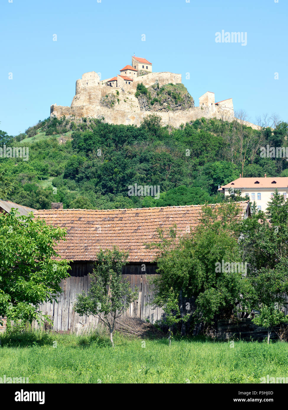 Brasov forteresse (14e siècle), Transylvanie, Roumanie Banque D'Images