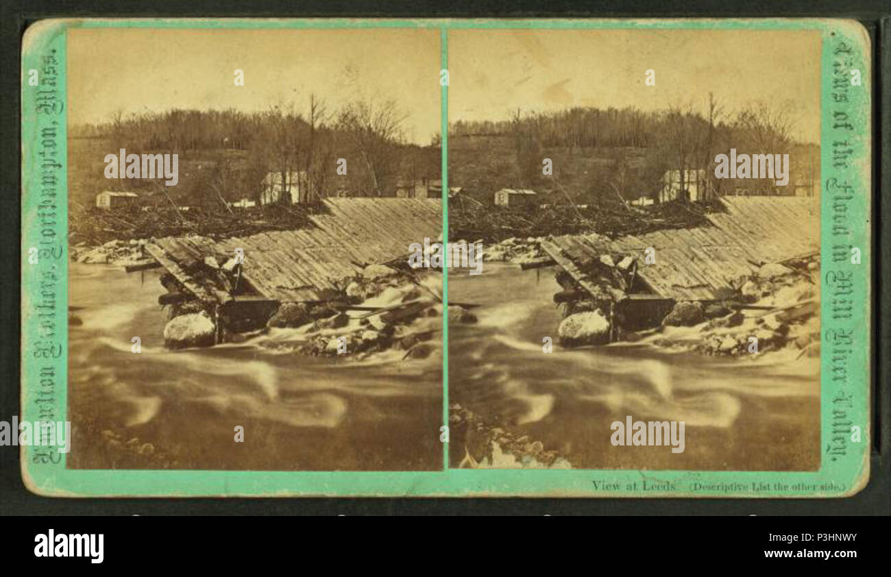 . Vue montrant que le barrage inférieur. Couverture : Mai,1874. Mentions légales Source : Northampton, Mass. : Knowlton Frères, mai 1874.. Point numérique publié le 8-31-2005 ; mise à jour 2-12-2009. 370 Voir montrant que le barrage inférieur, par Knowlton Bros. Banque D'Images