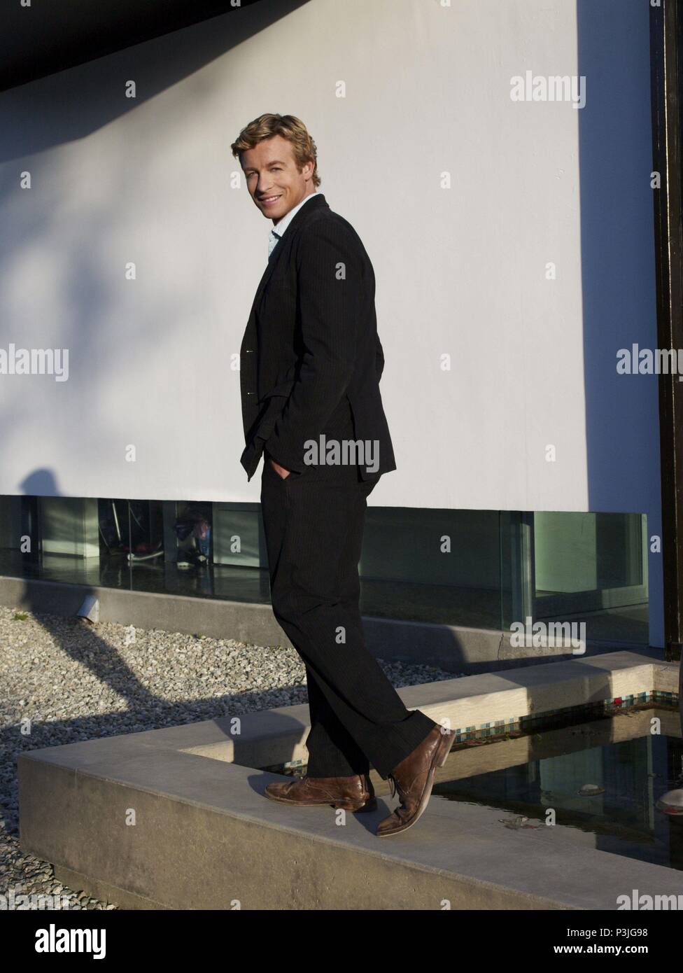 Titre du film original, le MENTALISTE :-TV. Titre en anglais :, le MENTALISTE-TV. Année : 2008. Stars : SIMON BAKER. Credit : PRIMROSE HILL PRODUCTIONS / Album Banque D'Images