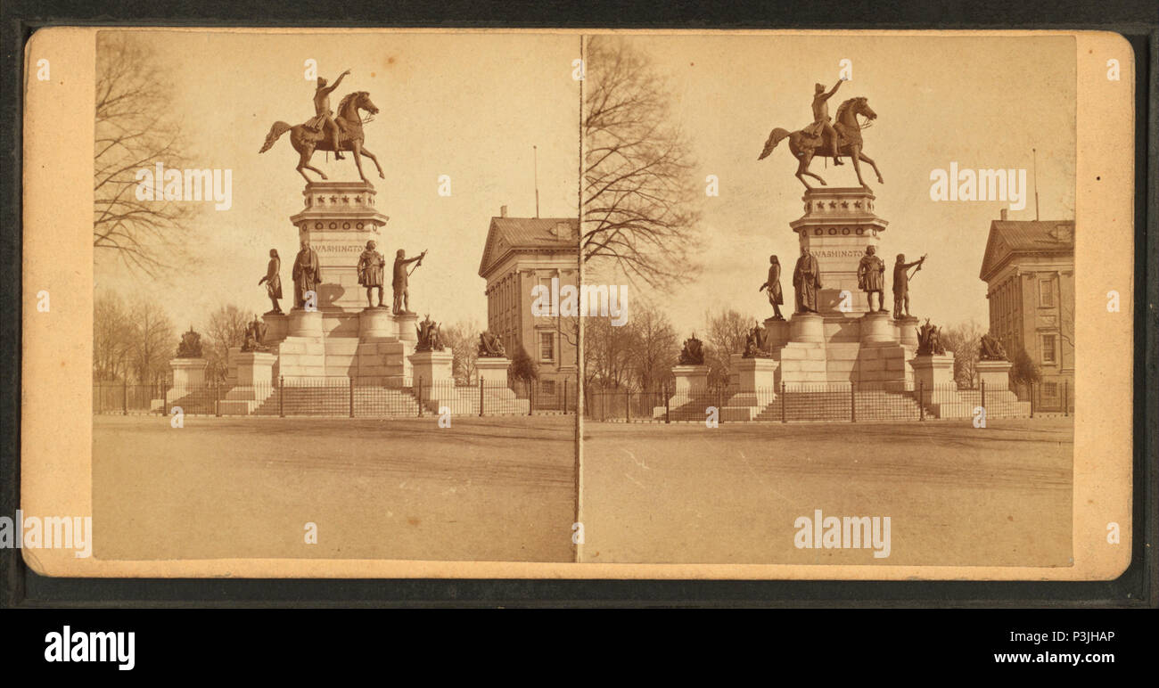 374 Washington monument, par Anderson, D. H. (David H.), 1827- 4 Banque D'Images