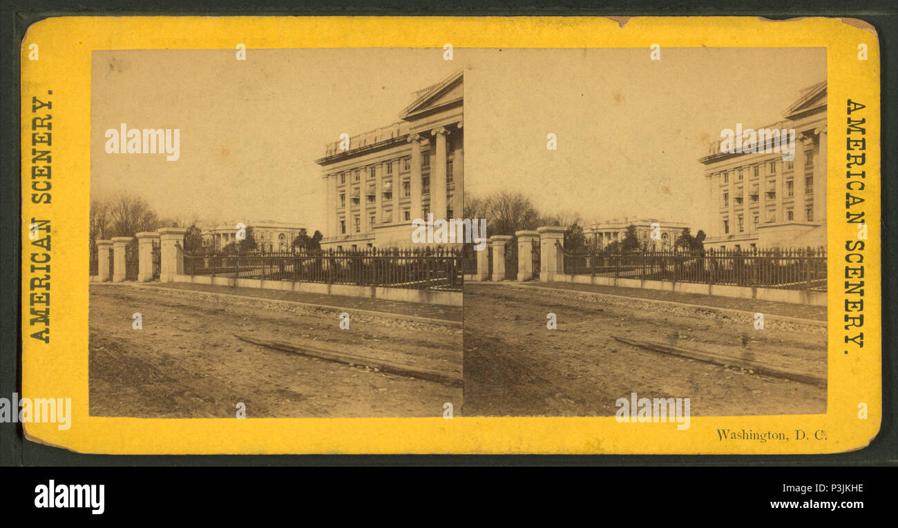 . Washington, D.C. Créé : 1860-1910. Couverture : 1860-1910. Mentions légales Source : 1860 ?-1910 ?. 10-24-2005 point numérique publié ; mis à jour le 2-12-2009. 376 Washington, D.C, à partir de Robert N. Dennis collection de vues stéréoscopiques Banque D'Images