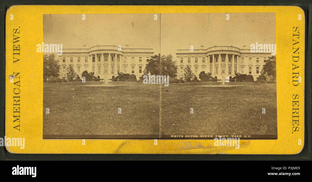 . Maison Blanche, façade sud, l'État de Washington, D.C. Créé : 1860-1910. Couverture : 1860-1910. Mentions légales Source : 1860 ?-1910 ?. 10-24-2005 point numérique publié ; mis à jour le 2-12-2009. 381 Maison Blanche, façade sud, Washington, D.C, à partir de Robert N. Dennis collection de vues stéréoscopiques Banque D'Images . Maison Blanche, façade sud, l'État de Washington, D.C. Créé : 1860-1910. Couverture : 1860-1910. Mentions légales Source : 1860 ?-1910 ?. 10-24-2005 point numérique publié ; mis à jour le 2-12-2009. 381 Maison Blanche, façade sud, Washington, D.C, à partir de Robert N. Dennis collection de vues stéréoscopiques Banque D'Images