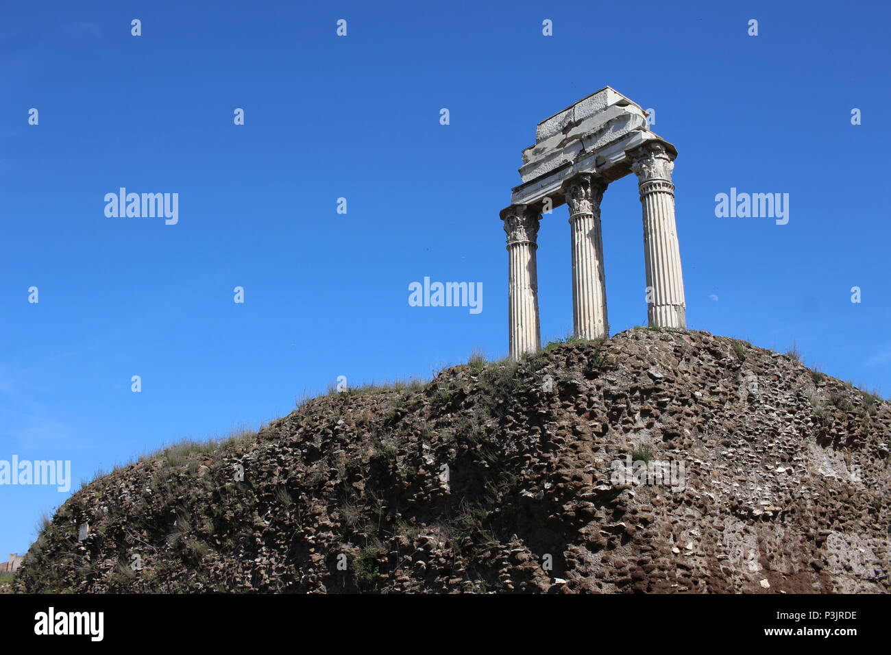 Le Forum Romain à Rome Banque D'Images