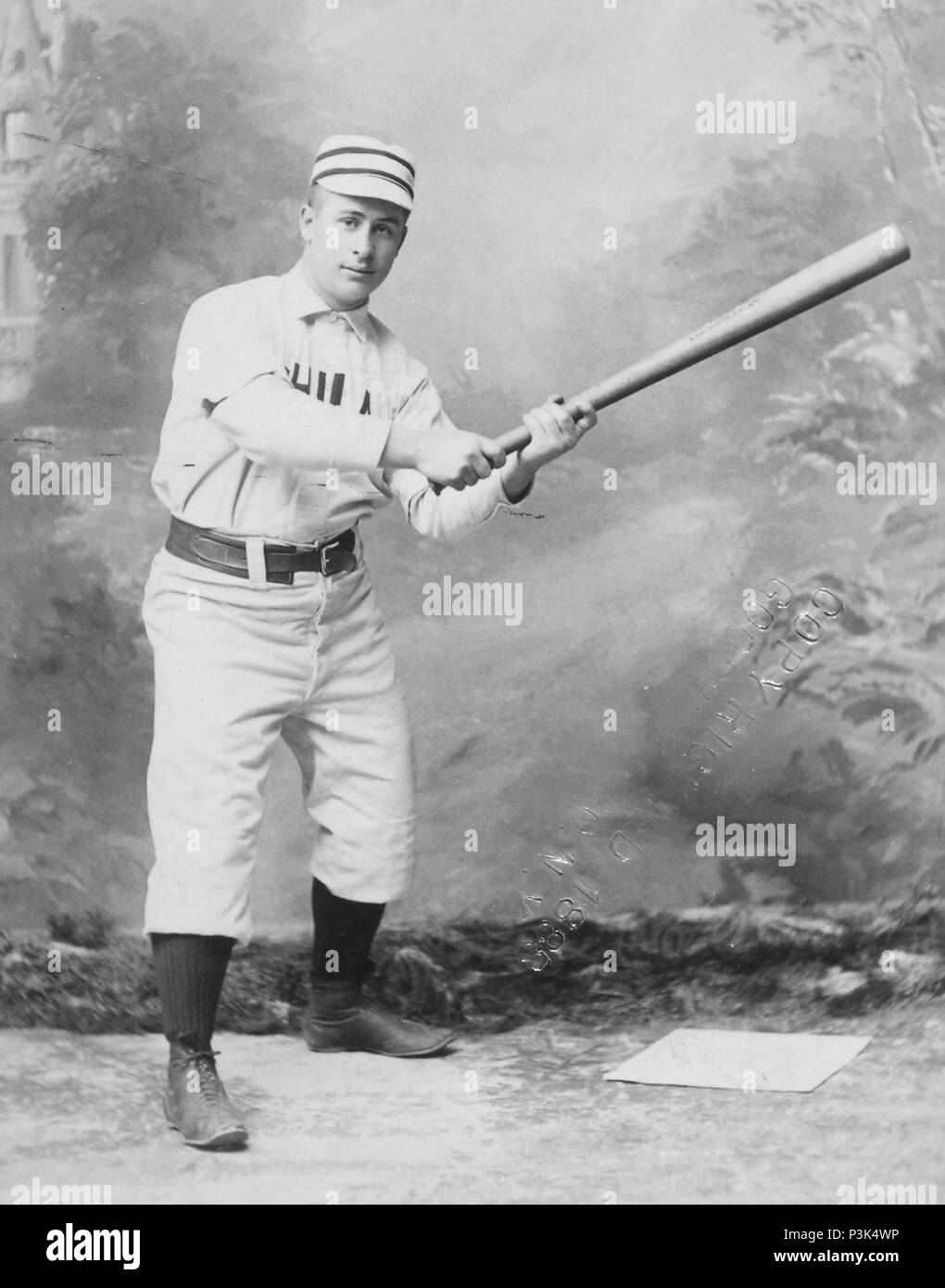 George Burton Pinkney (1859 - 1926), joueur américain de baseball Banque D'Images