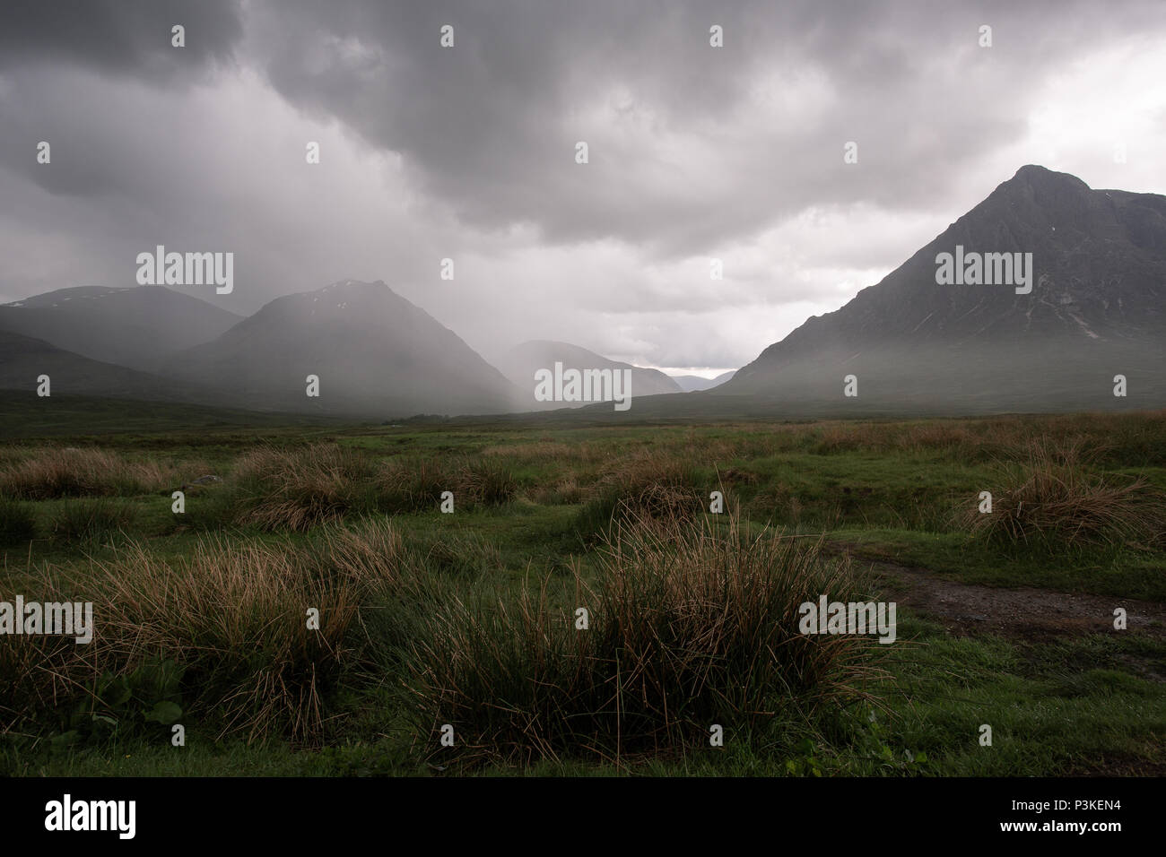 Glen Etive, l'Écosse, les Highlands, le Royaume-Uni Banque D'Images