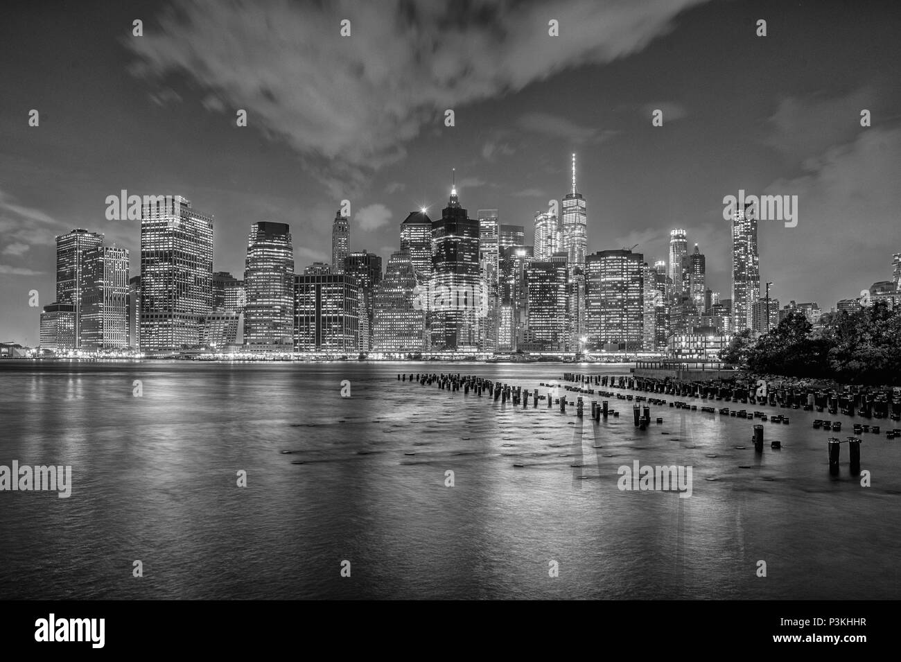 Vue de Manhattan à New York City Banque D'Images