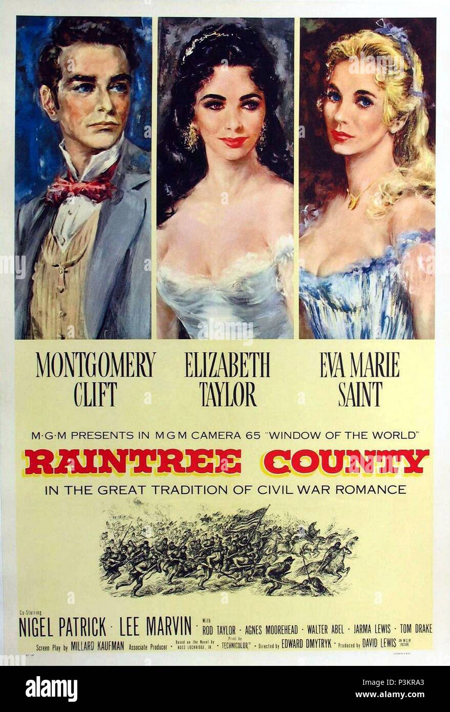 Titre original : Arbre de vie. Titre en anglais : Arbre de vie. Film Réalisateur : EDWARD DMYTRYK. Année : 1957. Credit : M.G.M / Album Banque D'Images