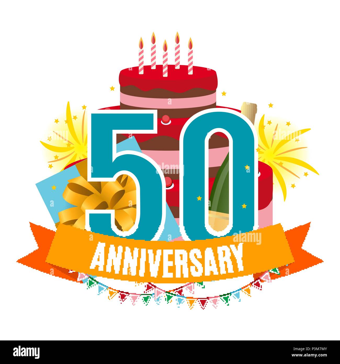 50 Ans Modele Anniversaire Felicitations Carte De Souhaits Avec Gateau Cadeau Fireworks Et Ruban Invitation Vector Illustration Eps10 Image Vectorielle Stock Alamy 50 Ans Modele Anniversaire Felicitations Carte De Souhaits Avec Gateau Cadeau Fireworks Et Ruban Invitation Vector Illustration Eps10 Image Vectorielle Stock Alamy