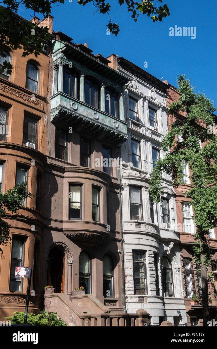 Quartier de l'Upper West Side à New York City, USA Banque D'Images