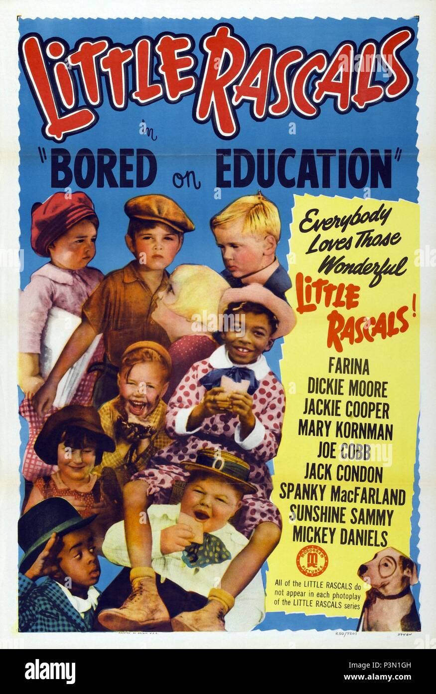 Titre original : MARRE DE L'éducation. Titre en anglais : MARRE DE L'éducation. Directeur de film : GORDON DOUGLAS. Année : 1936. Credit : HAL ROACH / Album Banque D'Images