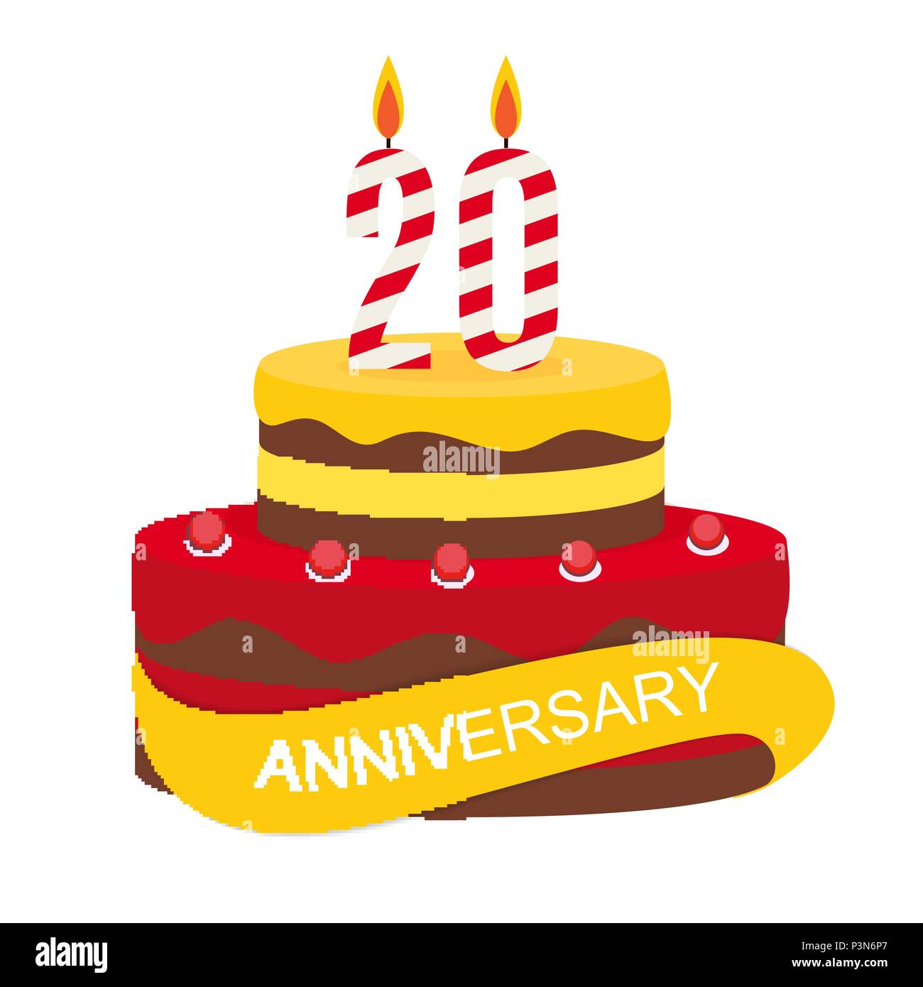 20-ans-anniversaire-mod-le-f-licitations-carte-de-v-ux-invitation