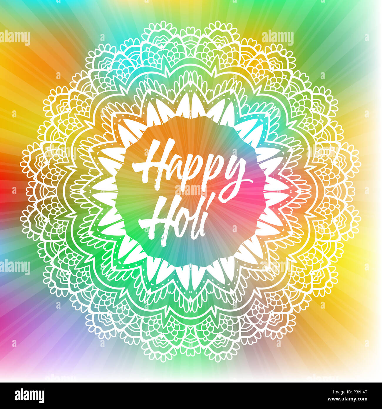 Arrière-plan coloré festival Holi Banque D'Images