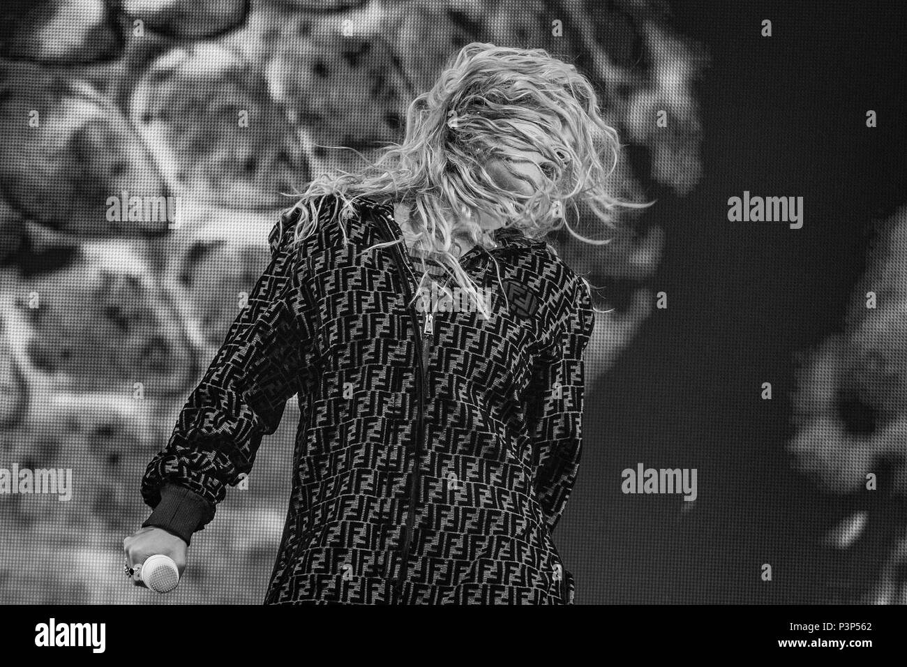 Rita Ora Filles Tour à Brixton Academy comprend : Rita Ora Où : London, Royaume-Uni Quand : 18 mai 2018 Crédit : Neil Lupin/WENN Banque D'Images