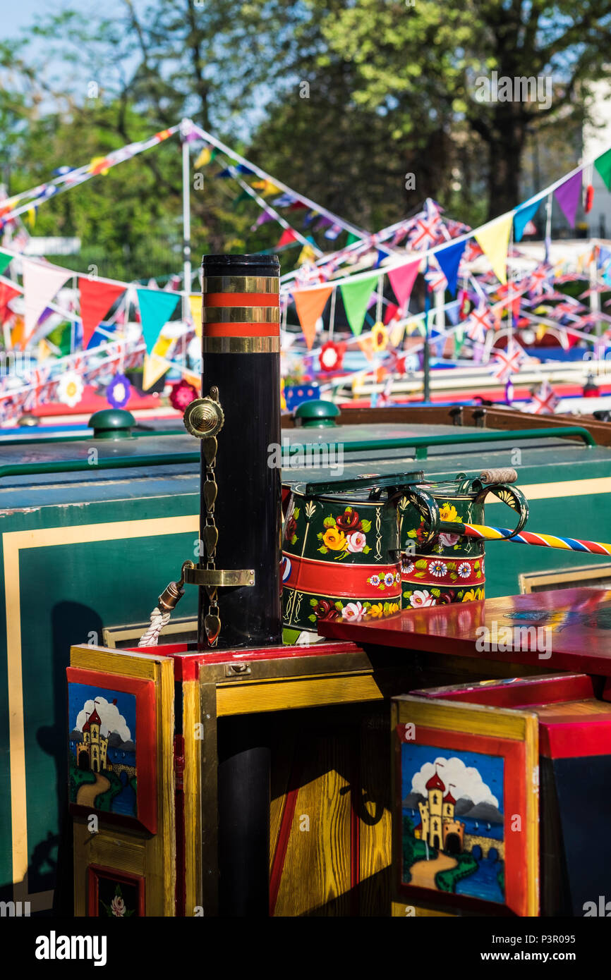 Canalway Cavalcade Petite Venise, Paddington, Londres, Angleterre, Royaume-Uni Banque D'Images
