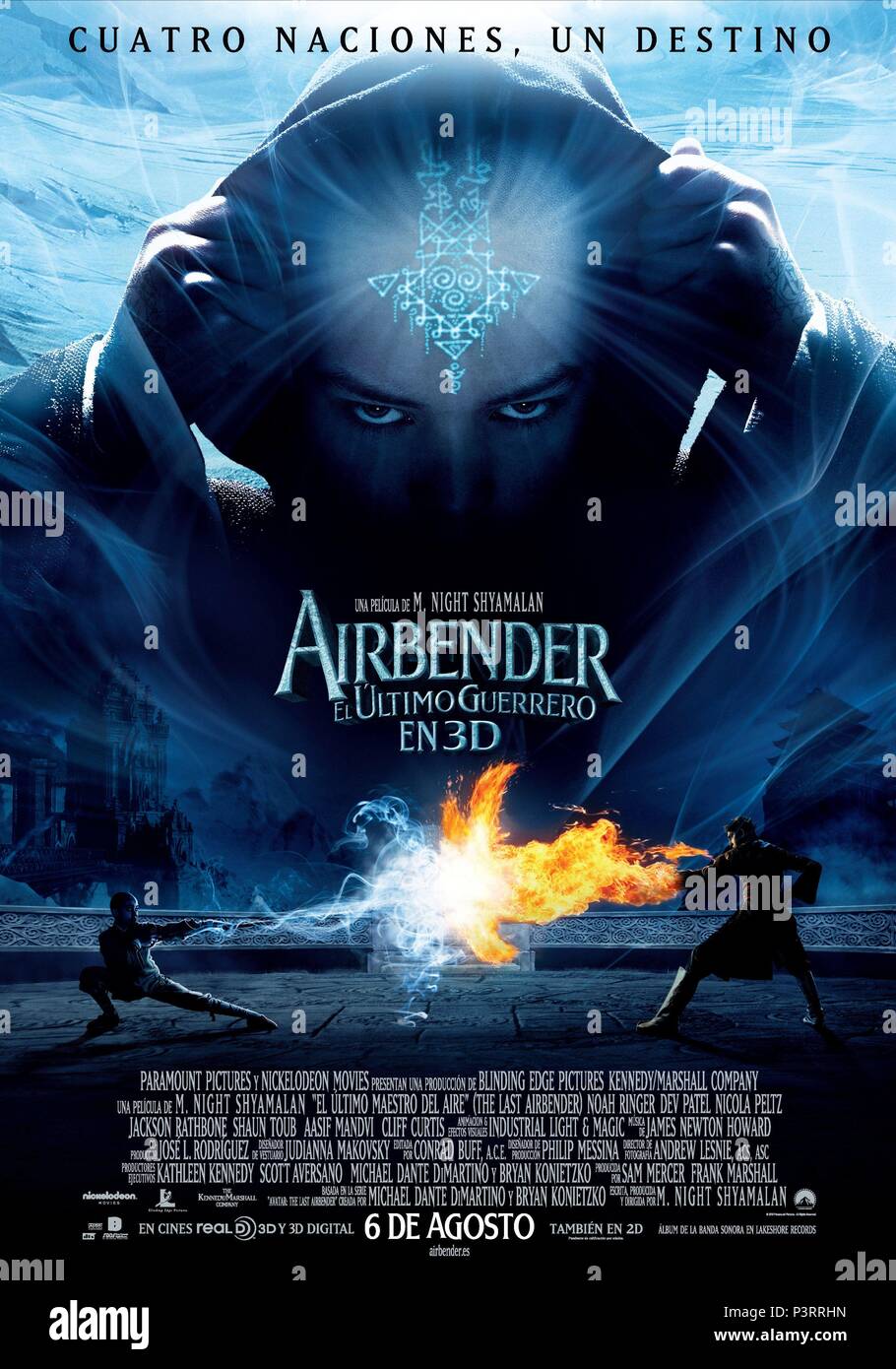 Titre original : THE LAST AIRBENDER. Titre en anglais : THE LAST AIRBENDER. Film Réalisateur : M. Night Shyamalan. Année : 2010. Credit : PARAMOUNT PICTURES et Nickelodeon Movies/EDGE AVEUGLANTES IMAGES / Album Banque D'Images