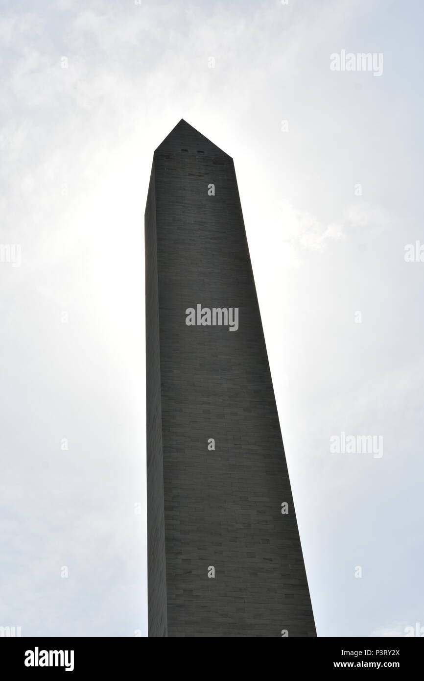 Vue sur le Washington Monument Banque D'Images