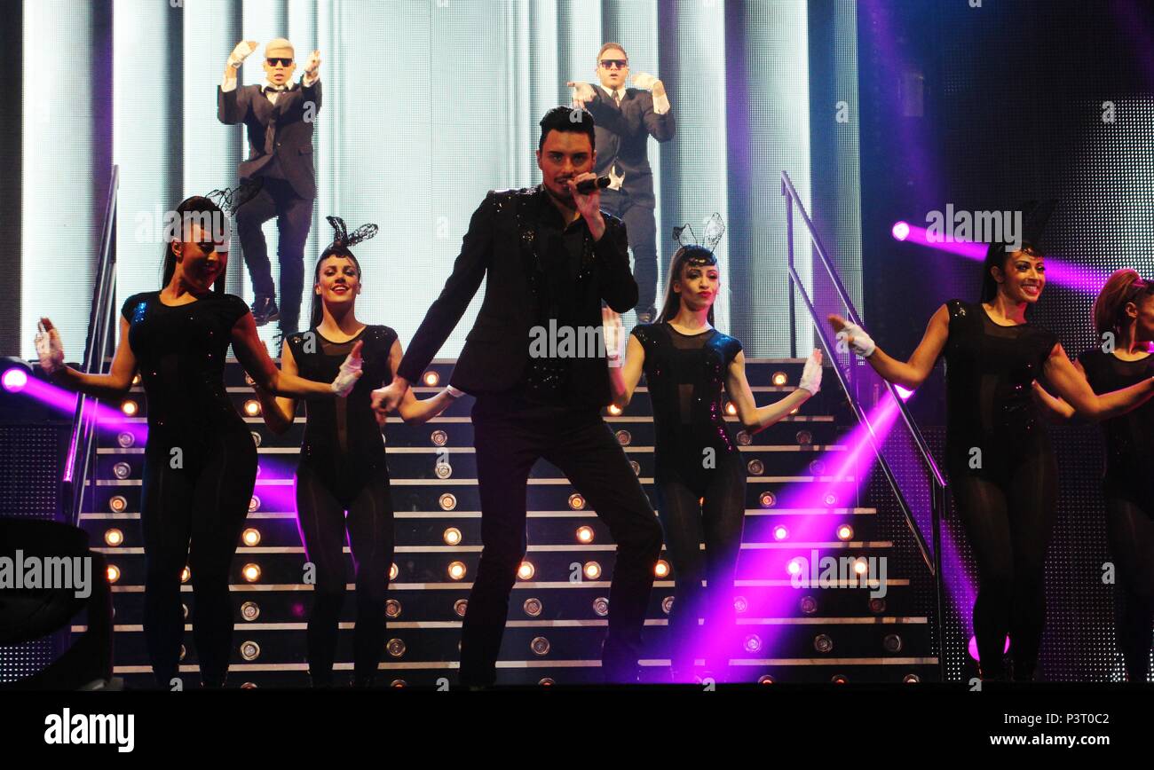 LIVERPOOL, UK, RYLAN CLARK EFFECTUE AU Liverpool Echo Arena IAN CRÉDIT FAIRBROTHER/ALAMY STOCK PHOTOS Banque D'Images