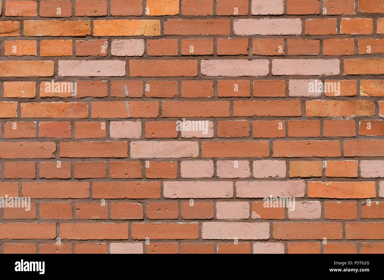 Mur de briques rouges en arrière-plan, la texture old vintage Banque D'Images