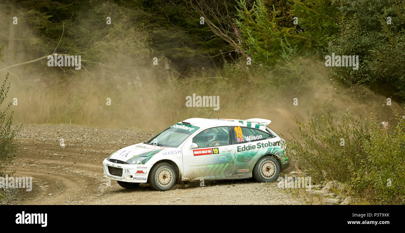 Wales Rally GB 2005 Banque D'Images