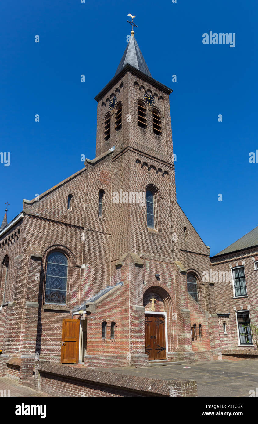 Dans l'église historique sur l'île de Texel Den Burg, Pays-Bas Banque D'Images