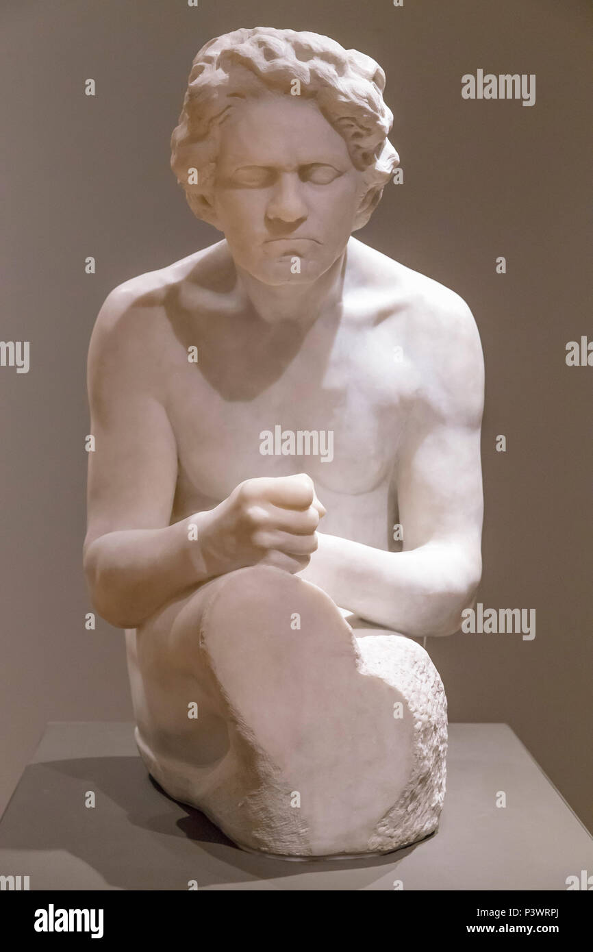 La figure de Beethoven, Max Klinger, après 1902, Museum of Fine Arts, Boston, Mass., USA, Amérique du Nord Banque D'Images