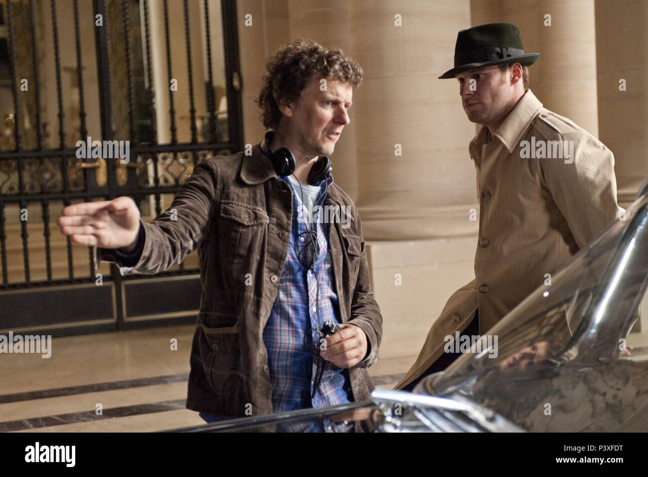 Titre original : The Green Hornet. Titre en anglais : THE GREEN HORNET. Directeur : Michel Gondry Film. Année : 2011. Stars : Michel Gondry, Seth Rogen. Credit : Columbia Pictures / Album Banque D'Images