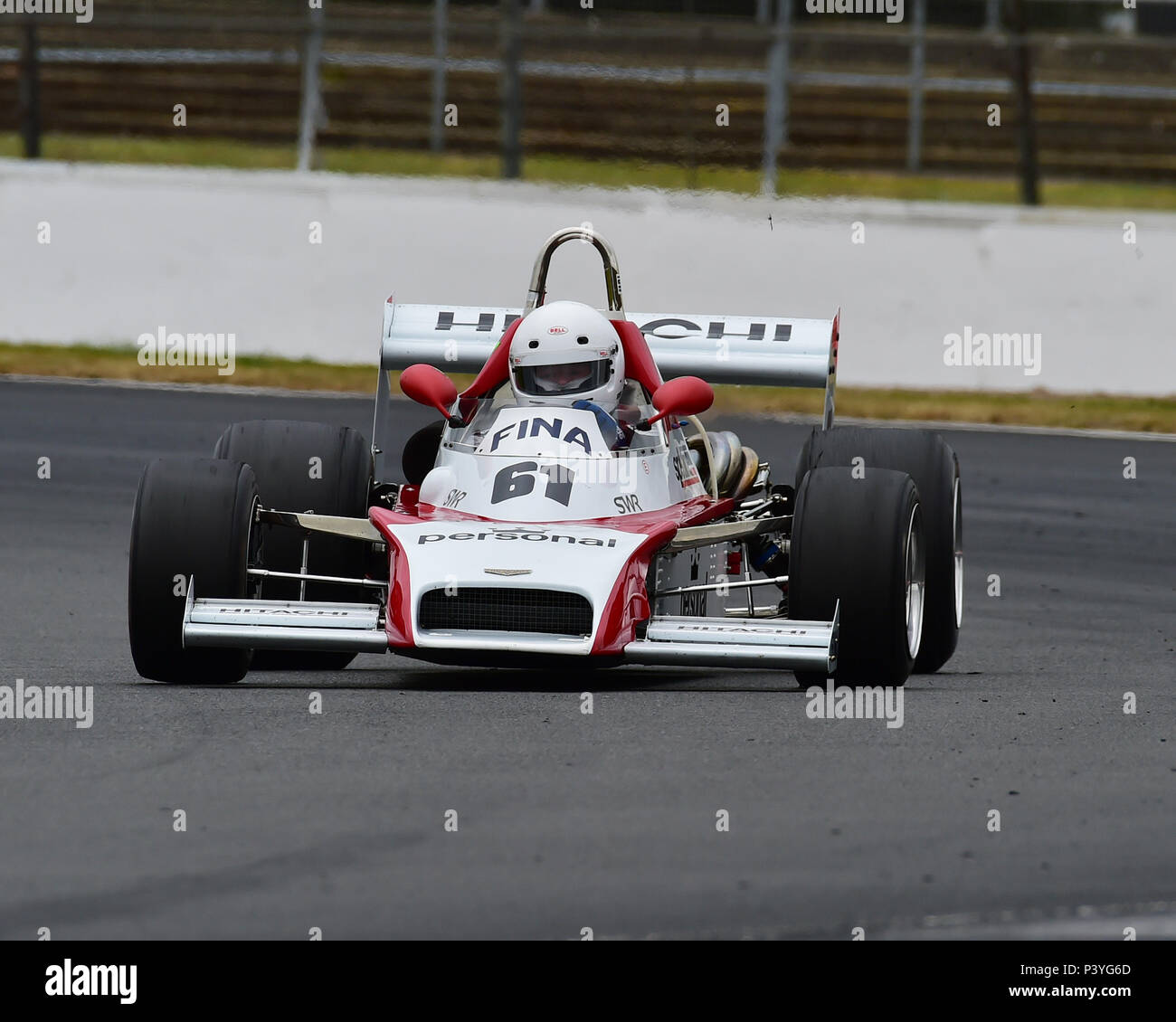 Steve Worrad, Chevron B49-01 FA, Derek Bell, Trophée HSCC, Silverstone International Trophy course historique réunion, juin 2018, les voitures, les voitures de course classique Banque D'Images