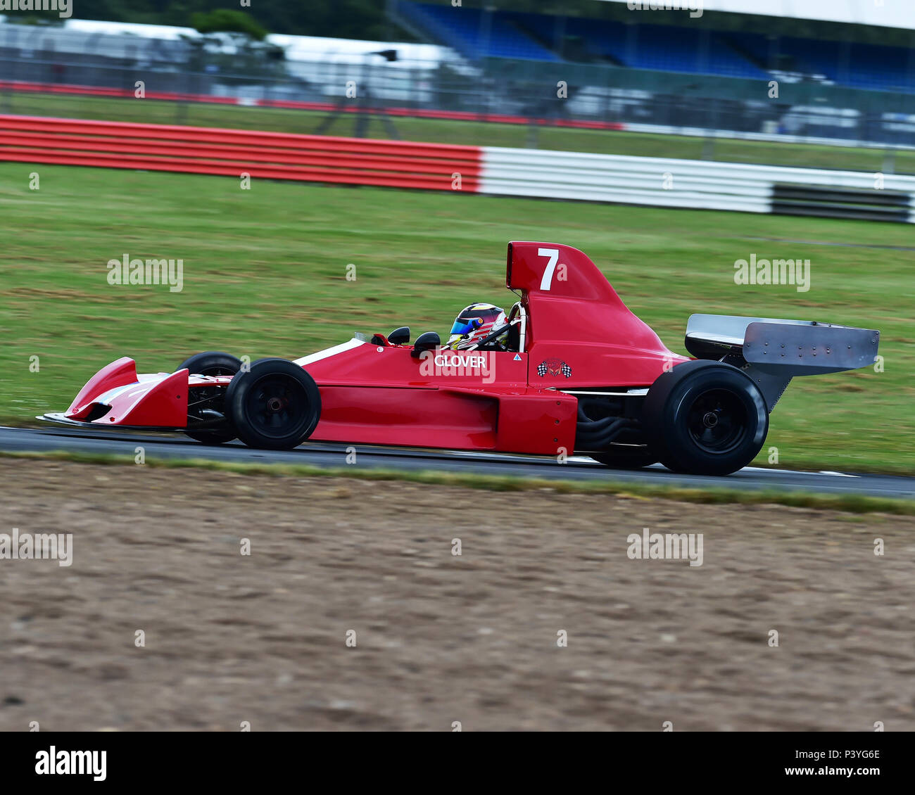 Neil Glover, Chevron B37, Derek Bell, Trophée HSCC, Silverstone International Trophy course historique réunion, juin 2018, les voitures, les voitures de course classique, Histo Banque D'Images