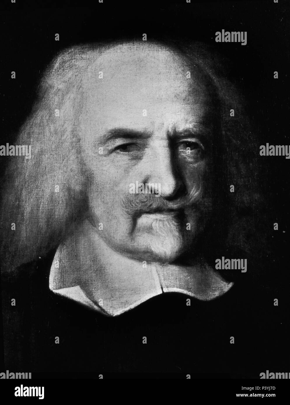 THOMAS Hobbes (1588-1679) - TIME INGLES. Banque D'Images