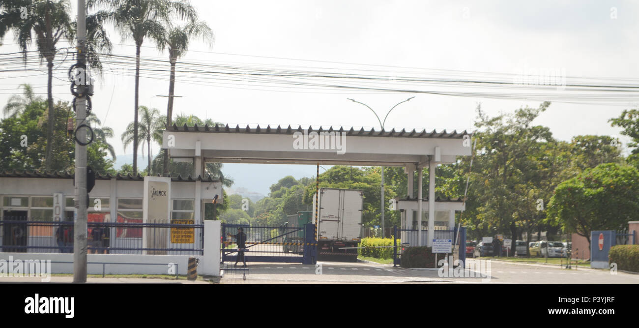 Fabrica da Merk , pas de bairro de Taquara na região de Jacarepagua n a Zona oeste da Cidade do Rio de Janeiro Banque D'Images