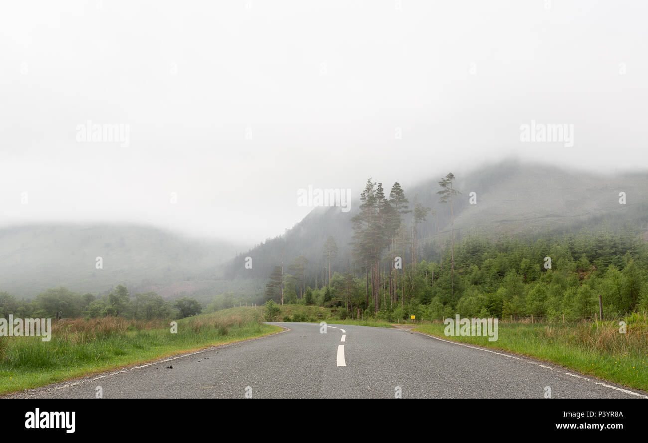 Glen Nevis, Fort William, les Highlands, Ecosse, Royaume-Uni Banque D'Images