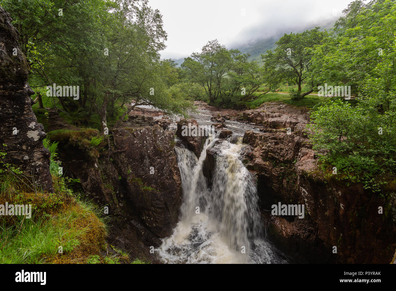 Glen Nevis, Fort William, les Highlands, Ecosse, Royaume-Uni Banque D'Images