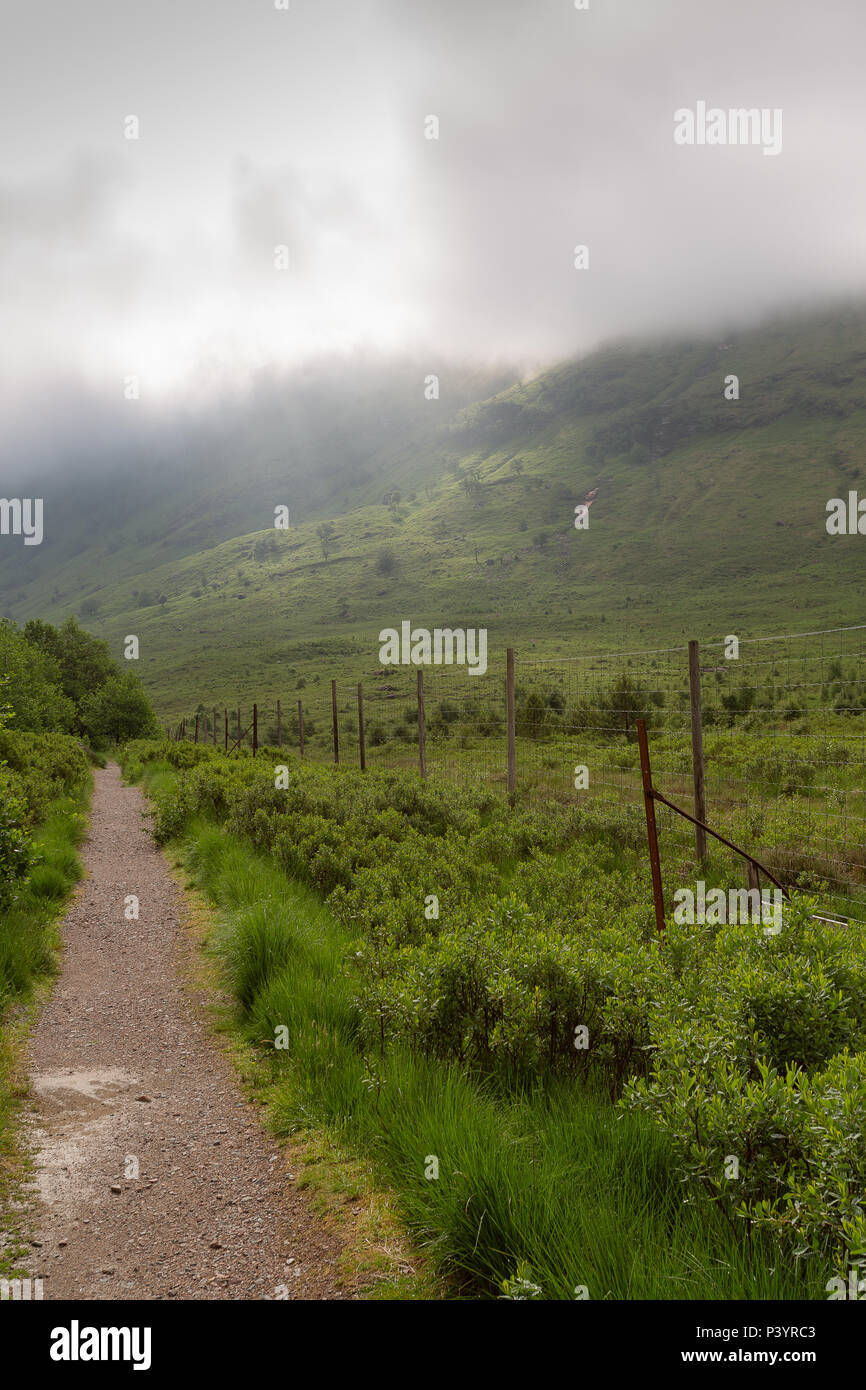 Glen Nevis, Fort William, les Highlands, Ecosse, Royaume-Uni Banque D'Images