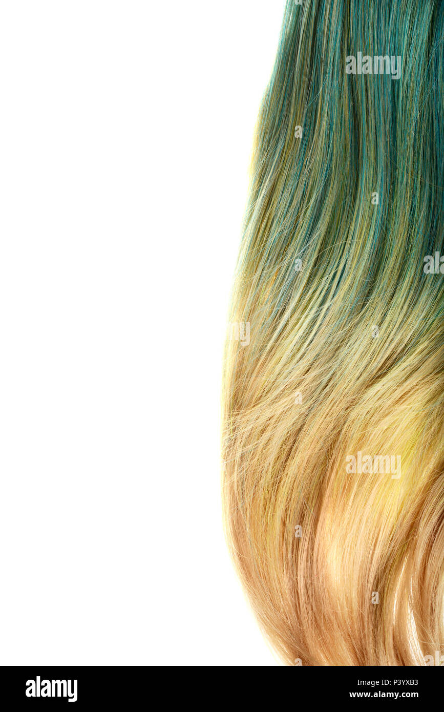 Mèche bleue cheveux bleus Banque de photographies et d'images à haute  résolution - Alamy