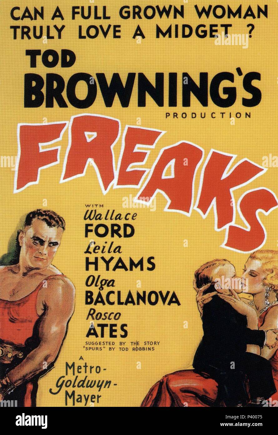 Titre original : FREAKS. Titre en anglais : FREAKS. Directeur de film : Tod Browning. Année : 1932. Credit : Metro Goldwyn Mayer / Album Banque D'Images