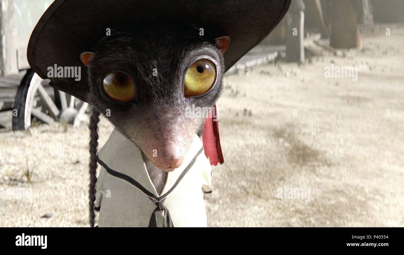 Titre original : RANGO. Titre en anglais : RANGO. Film Réalisateur : Gore Verbinski. Année : 2011. Credit : PARAMOUNT PICTURES / Album Banque D'Images