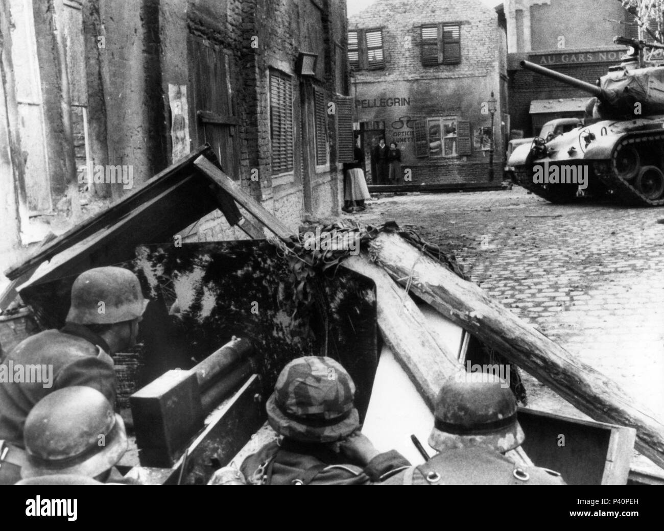 Titre original : STEINER-DAS EISERNE KREUZ. Titre en anglais : percée. Directeur de film : Andrew C. MCLAGLEN. Année : 1979. Credit : PALLADIUM FILM / Album Banque D'Images