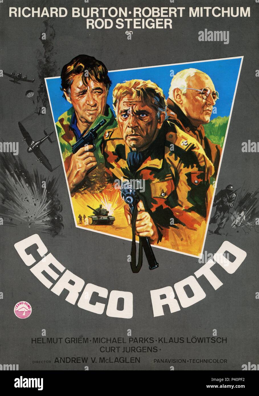 Titre original : STEINER-DAS EISERNE KREUZ. Titre en anglais : percée. Directeur de film : Andrew C. MCLAGLEN. Année : 1979. Credit : PALLADIUM FILM / Album Banque D'Images