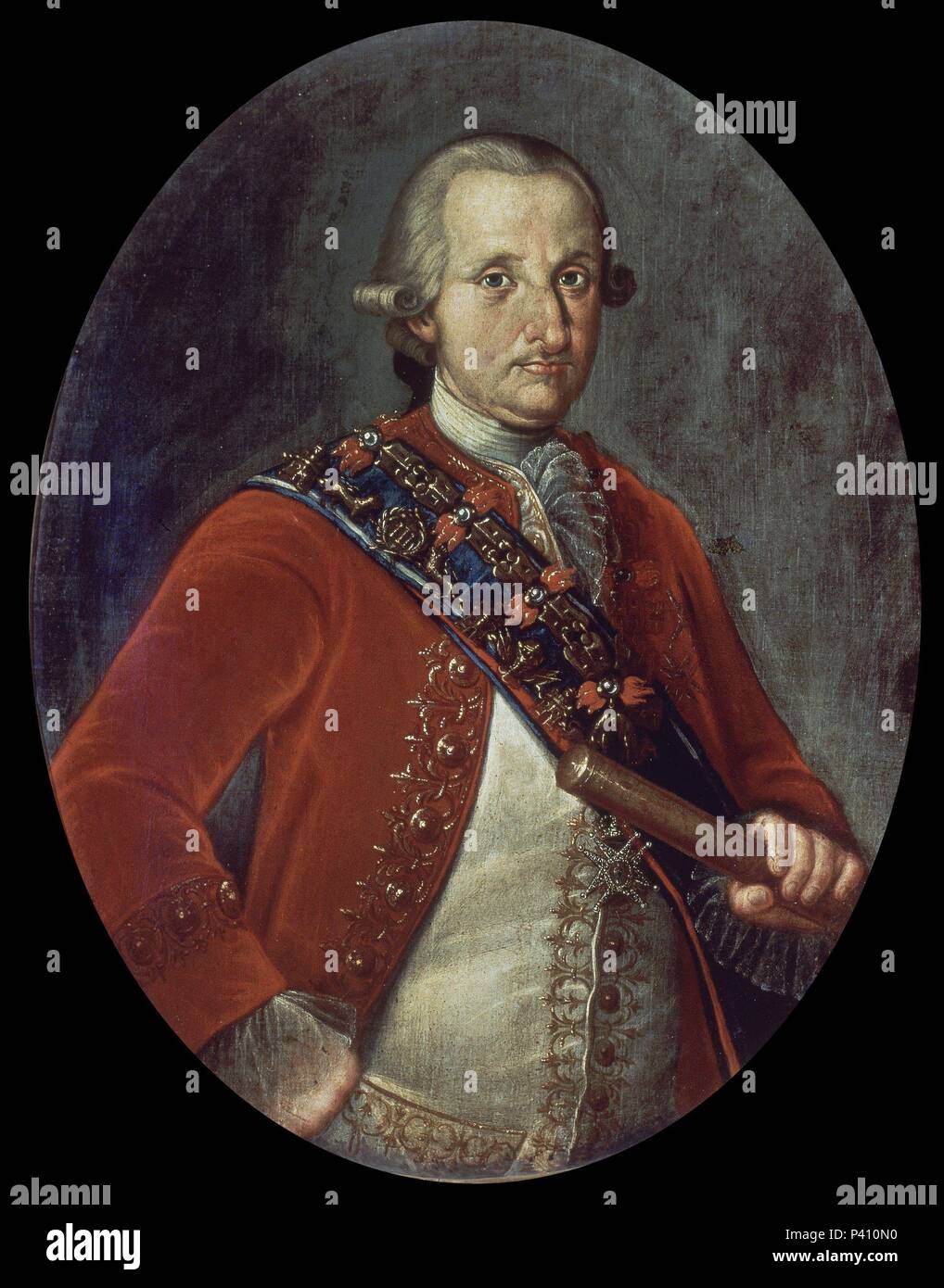 CARLOS IV. Auteur : Luis de la Cruz y Ríos (1776-1853). Lieu : mairie, LA LAGUNA, TENERIFFA, ESPAGNE. Banque D'Images