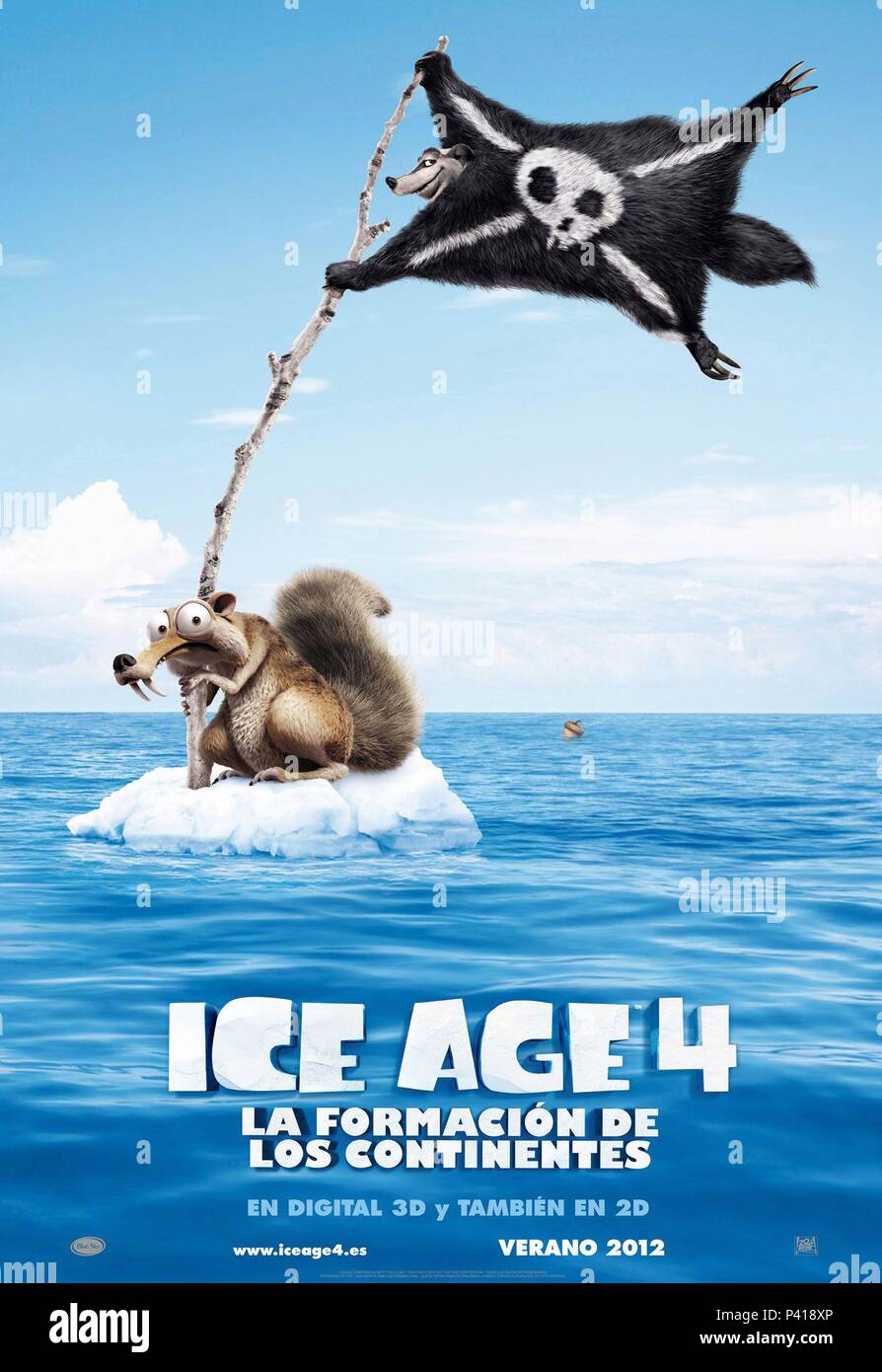 Titre original : ICE AGE : continental drift. Titre en anglais : ICE AGE : continental drift. Directeur de film : STEVE MARTINO, MIKE THURMEIER. Année : 2012. Crédit : 20TH CENTURY FOX / Album Banque D'Images