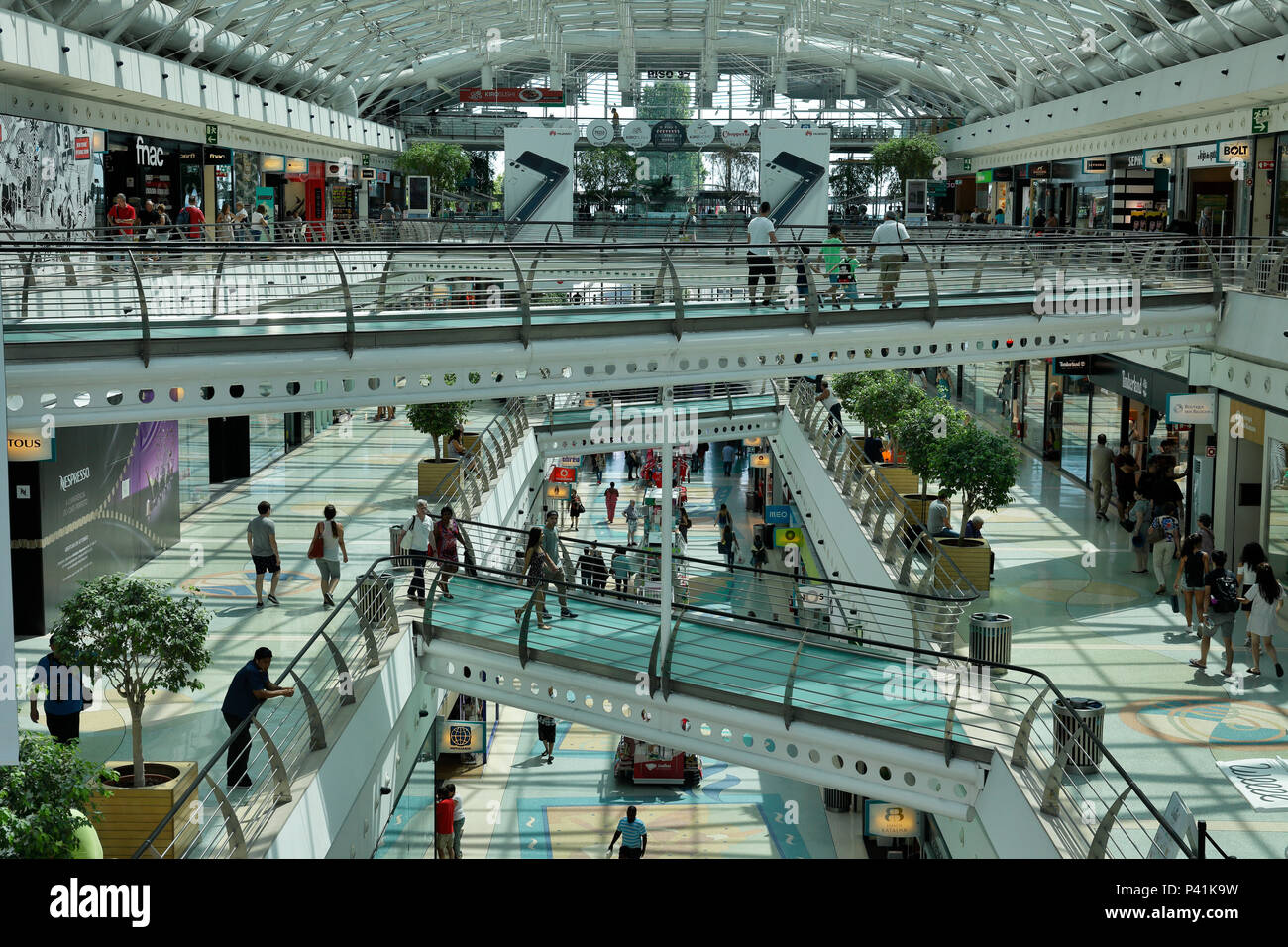 Lisbonne, Portugal, le centre commercial Vasco da Gama sur l'ancienne zone de l'Expo à Lisbonne Banque D'Images