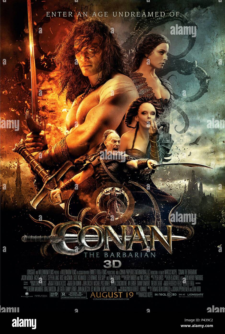 Titre original : CONAN LE BARBARE. Titre en anglais : CONAN LE BARBARE. Film Réalisateur : Marcus Nispel. Année : 2011. Credit : LIONSGATE / Album Banque D'Images