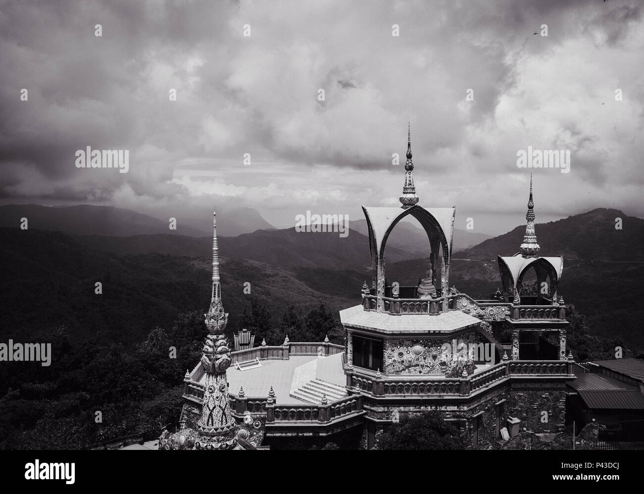 Wat Prathat Phasornkaew, temple thaïlandais dans le Nord de la Thaïlande Petchabun Banque D'Images