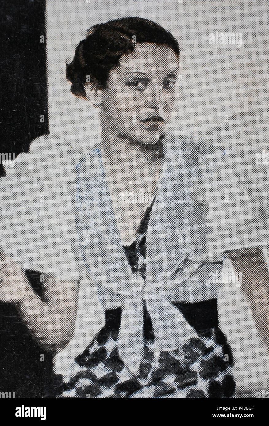 Ekaterina Nagy von Cziser, mieux connu sous son nom de scène KÃ¤la von Nagy, 4 avril 1904-20 décembre 1973, était une actrice hongroise, modèle, danseuse, et chanteuse qui a travaillé dans le cinéma français et allemand, l'amélioration de la reproduction numérique d'une image historique Banque D'Images
